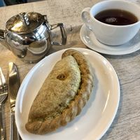 Curried cauliflower pasty  at National Trust - The White Cliffs of Dover in Dover