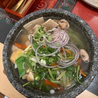 Vegan Vietnamese noodle soup  at The Hangout Vietnamese & More - Korte Houtstraat in The Hague