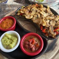 Mushroom fajita   at Ranchero - Watergarden in Istanbul