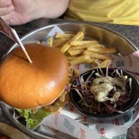 Vegan burger   at Ranchero - Watergarden in Istanbul