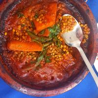 Tahin de lentejas at La Rose Du Sud in Essaouira