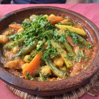 Chickpea tagine  at La Rose Du Sud in Essaouira