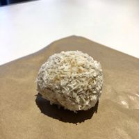 Coconut and vanilla ball  at Seed  in Belfast