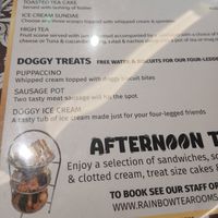 Doggo Treats. at Rainbow Tea Rooms in Chester