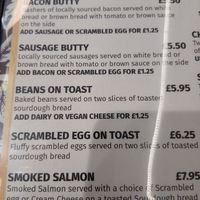 Beans on Toast. at Rainbow Tea Rooms in Chester