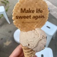 Hazelnut gelato at Sweet n joy  in Frankfurt