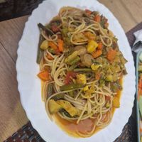 Spaghetti at Sol e Luna in Tarrafal