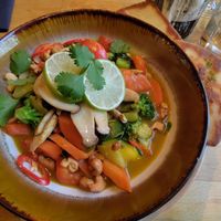 vegan curry at Herrlich Ehrlich in Trier