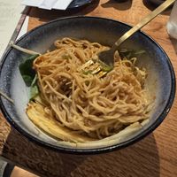 Chilled peanut noodles, vegan (continued)  at Ukiyo in Savannah