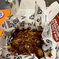 BBQ vegan chicken wings, these were amazing! at Fireaway in Blackpool