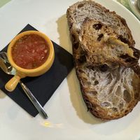 Tomato toast  at Vert & Frais in Madrid