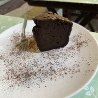 Chocolate calecake  at Vert & Frais in Madrid