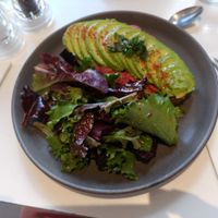 Avocado tartine+salad at O Coffee in Paris