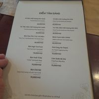 Menu at OMMI Vegetarian in Ho Chi Minh City