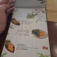 Menu at OMMI Vegetarian in Ho Chi Minh City