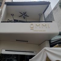 Outside at OMMI Vegetarian in Ho Chi Minh City