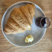 Croissant 🥐 with homemade jam  #Veganuary at Blessings Home & Café in Koh Phangan