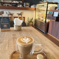 Latte  at Blessings Home & Café in Koh Phangan