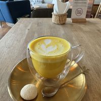 Golden latte  at Blessings Home & Café in Koh Phangan
