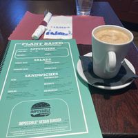 Almond latte   at Carnegie Diner & Cafe in New York City