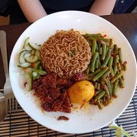 Vegetarian dish at Toko Cendana in The Hague