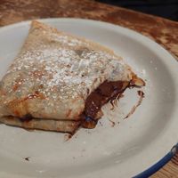 Dark chocolate with bitter orange marmalade at Crêperie La Rue in Madrid