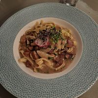 Pasta with mushrooms at Soul Kitchen in Sofia