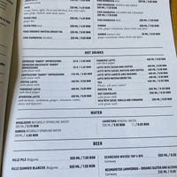 Menu  at Soul Kitchen in Sofia