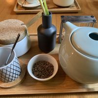 Lavender tea   at Soul Kitchen in Sofia