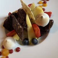 Brownie dessert  at Soul Kitchen in Sofia