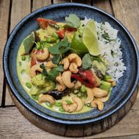 Curry with Broccoli at Soul Kitchen in Sofia