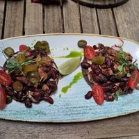 Flax Seeds Tacos with Red Beans at Soul Kitchen in Sofia