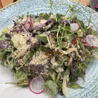 Green sales with mixed mushrooms - the best!  at Soul Kitchen in Sofia