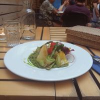 Flat top veggies at Soul Kitchen in Sofia