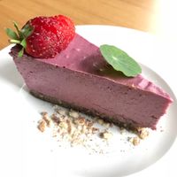 Berry mousse cake at Soul Kitchen in Sofia