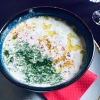 Amazing tarator soup at Soul Kitchen in Sofia