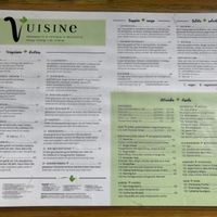 Menu  at V'uisine in Berlin