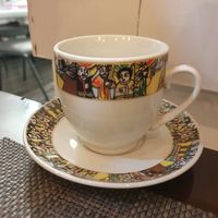 Cute teacups at Kebena Green in North West London