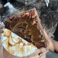 Carmel Pecan Brownie  at Raw Juce in Boca Raton