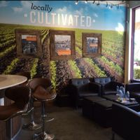 inside seating at Raw Juce in Boca Raton