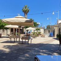 Simou village square at Yurts in Cyprus in Simou