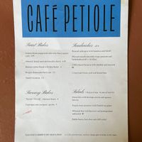  at Café Petiole in London