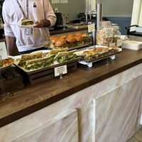  Some of the vegan savoury options  at Café Petiole in London