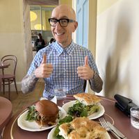   at Café Petiole in London