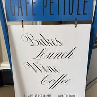   at Café Petiole in London