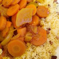 Vegetable cus cus  at Ugarit  in Barcelona