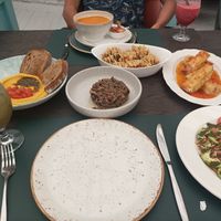 Entrantes at Sogdiana Cafe in Samarkand