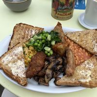 Full vegan breakfast   at Boston Tea Party in Worcester