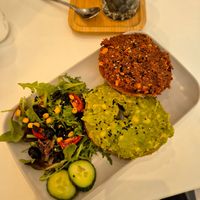 Vegan Bagel with Muhammara Mezze & Avocado at Soul of Coffee in Berlin