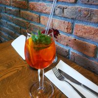 Prosecco spritz at Xin Chao in Munich